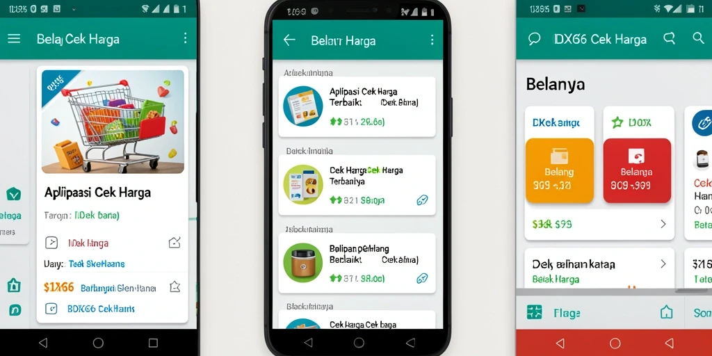 Antarmuka aplikasi IDX66 yang sederhana dan fungsional.