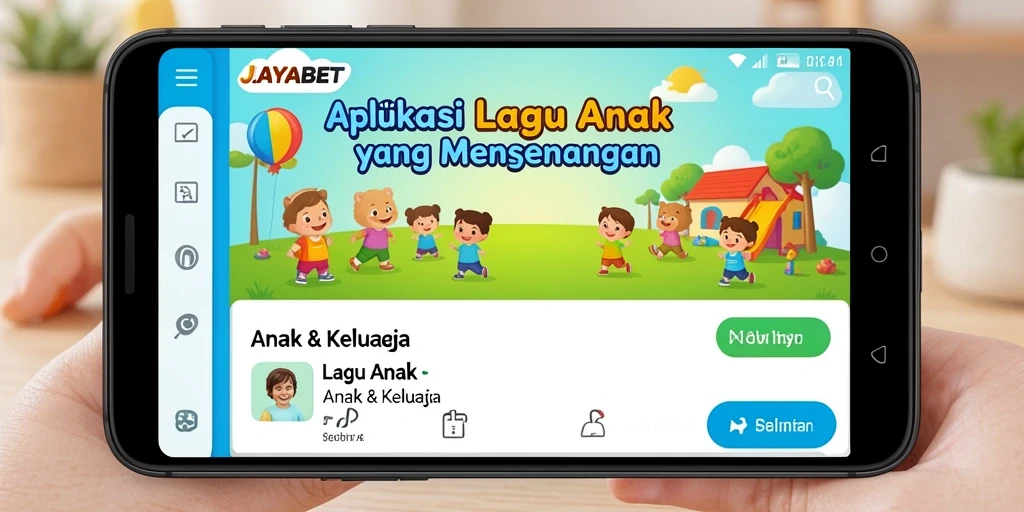 Tampilan antarmuka aplikasi JAYABET yang ceria dan menarik.