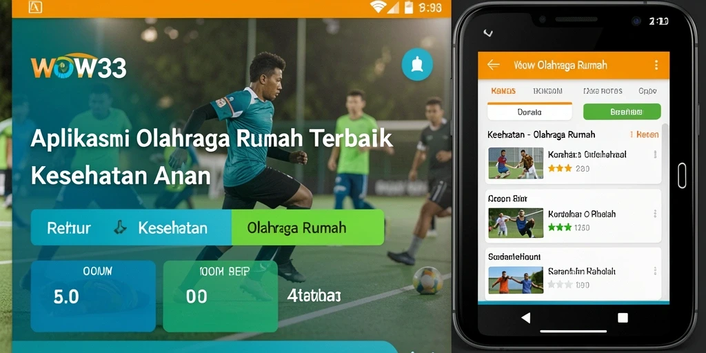 Antarmuka WOW33 yang menarik dan mudah digunakan untuk olahraga rumah.