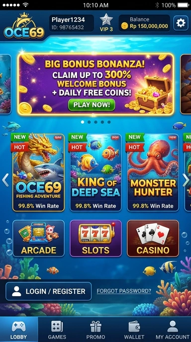 oce69 tampilan beranda