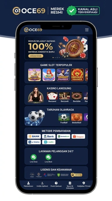 Kanal Resmi oce69 untuk Pengguna Android Indonesia